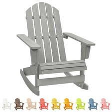 Tanne Adirondack Schaukelstuhl Deckchair Gartenstuhl mehrere Auswahl vidaXL