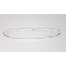 Glasschale, Dekoschale BOOT ELEGANCE H. 3cm 40x11cm transparent Sandra Rich WA