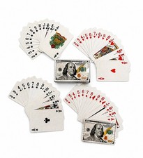 Silber 100 Dollar Spielkarten