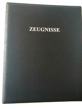 Zeugnismappe mattschwarz