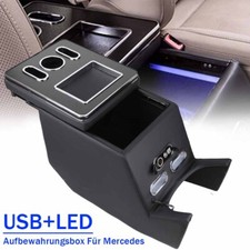 Mittelkonsole Armlehne Aufbewahrungsbox Schwarz Für Mercedes V-Klasse W447 V220