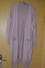 Strickmantel, Cardigan lang, altrosé, Gr. 48