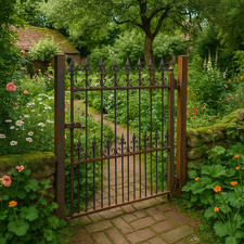 Gartentor, Eingangstor, Tor, Eisentor, Törchen, Pforte ,Gartenpforte, Eisentor