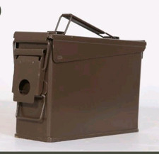 Britische HA84 Metall Munitionskiste Militär Aufbewahrungsbehälter 50 Cal Werkzeuge versiegelter Deckel