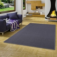 Sisal Natur Teppich Astra Blau