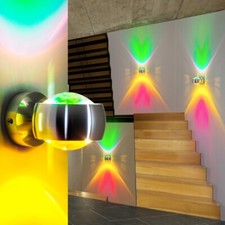 Flur Strahler Design Wandleuchte Wohn Zimmer Wand Leuchte Wandlampe grün magenta