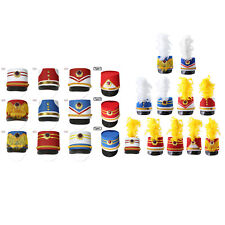 Kinder Drum Majorette Kostüm Mütze Hut Major Uniform Königliche Guard Fasching
