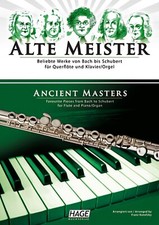Musiknoten: Alte Meister für Querflöte und Klavier (Orgel)