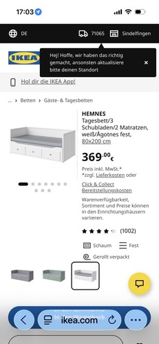 Ikea hemnes tagesbett - hemnes,