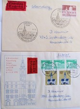 2 ganzsachen ddr mit