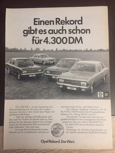 Original reklame werbung 1971 - reklame,