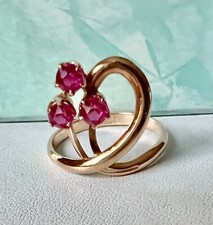 Russischer Rubin Ring Rose