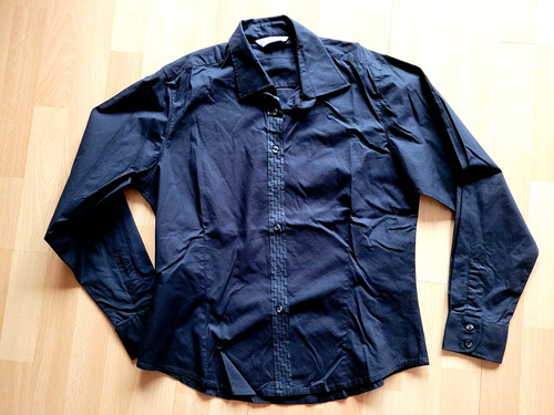 Henbury oxford bluse schwarz - henbury,