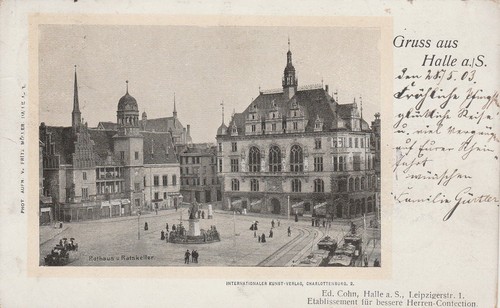 Foto halle saale - ak.,