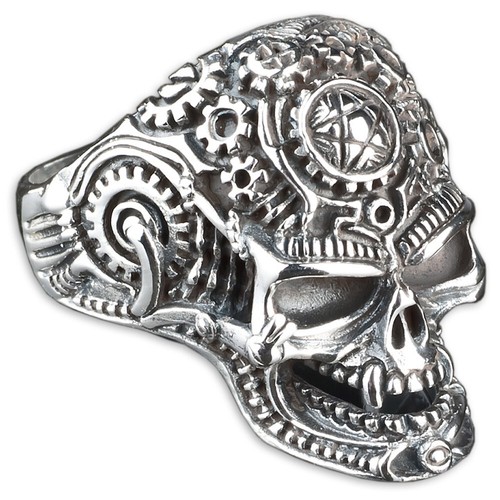925 silber ring totenkopf - 925,