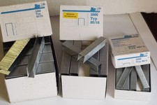 BeA Klammer 80 und 380  4 - 25mm lg. 12,9mm br. Tackerklammern  Drucklufttacker