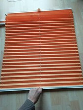 Plissee orange von MHZ, 64 cm breit, 82 cm hoch