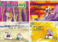 99/48 AK DIDDL - DIDDL-KARTEN - KNUDDELSPRÜCHE - EINLADUNG 