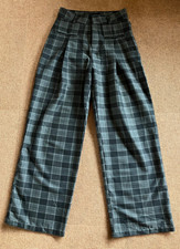 Cider: grau-karierte Stoffhose