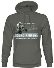 Gott Quad Fahren Vintage Bike NO Fußball ATV Motorrad - Unisex Hoodie Siviwonder