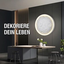 Dimmbar Mond Wandlampe Mit Fernbedienung Für Schlafzimmer Kinderzimmer Flur