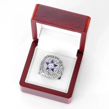 Herren Ring NFL Dallas Cowboys Style - Schwer, Zirkonia, Silberfarbe