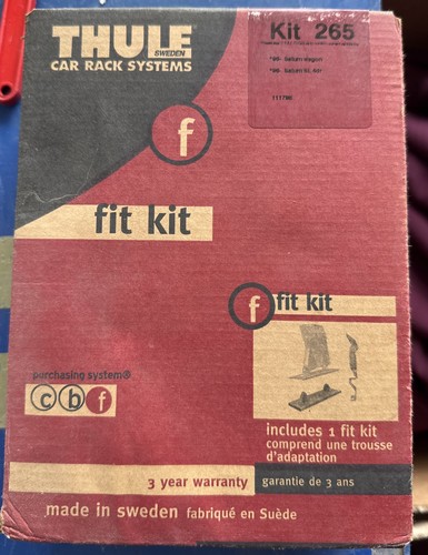 Thule fit kit 265 - fit, in