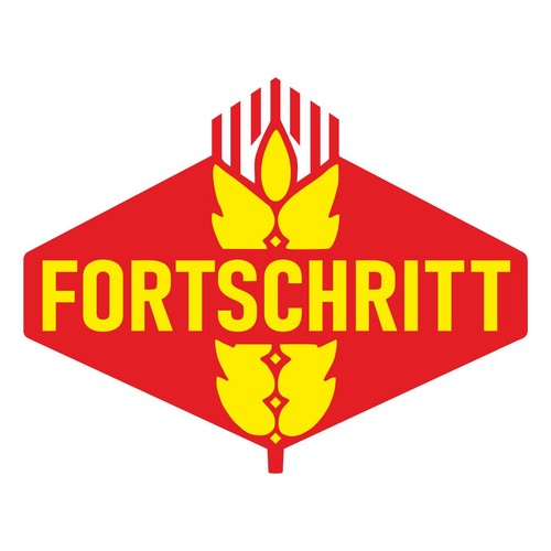 Aufkleber fortschritt 11cm ddr - aufkleber,