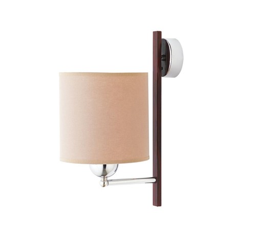 Wandleuchte kasula creme braun - wandleuchte,