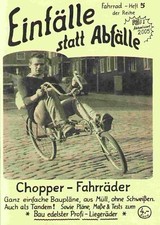 Chopper- Fahrräder. Ganz