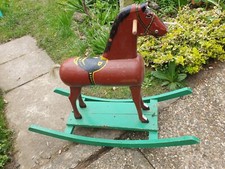 Schönes großes Holzpferd Pferd Schaukelpferd alt Rarität 66/46 cm hoch, 31 breit