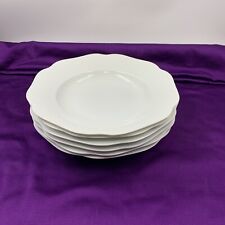 6 Rosenthal Selb Bavaria weiße Suppenteller Top Zustand Antik