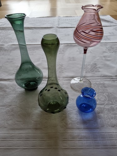 Lauscha glas vasen - lauscha,