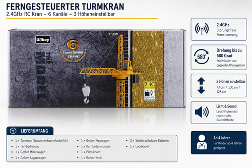 Ulikey turmkran 4198 - turmkran,