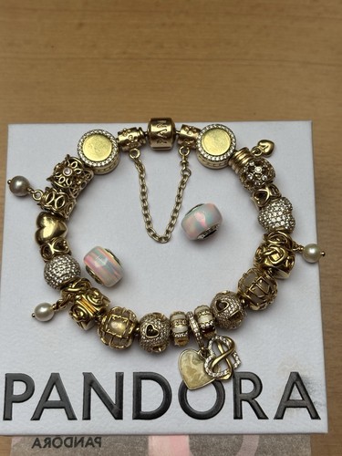 Pandora armband ale 585 - g, gold