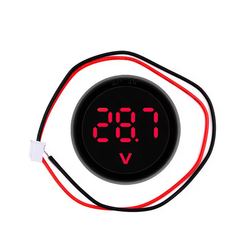 Digital voltmeter rund - rund, dc