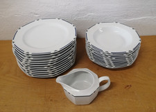 Seltmann Weiden Octa Essservice für 12 Personen Teller + Soßiere