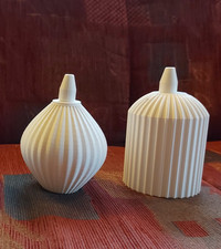 Lampenschirme für Herrnhuter Stern, 13 cm Dekoschirmchen - "gestreifte" Version