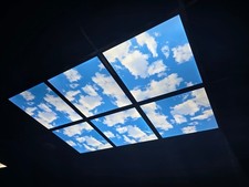 6 x 48W Himmel Wolkenmuster