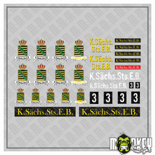 30-teiliges Aufkleber Set Spur