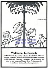 Margarine Palmin & Palmona deutsch 1910 Anzeige von Ivo Puhonny Palmenleiter