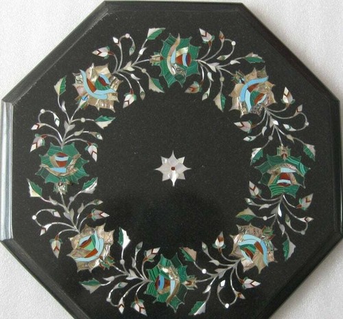 Marmor eck tischplatte - marmor,