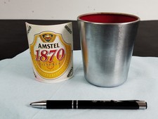 Würfelbecher / Knobelbecher– Amstel - 1870 - Pilsener Bier - Sammlungsauflösung