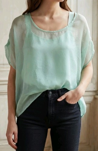 Hallhuber damen bluse - damen, seide
