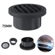 75mm Ausströmer Schwarz Plastik Für Webasto Eberspacher Standheizung Luftheizung