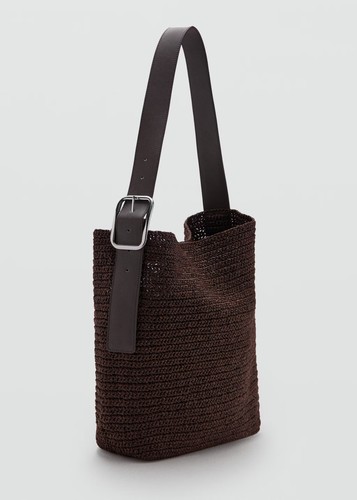 Mango naturfaser shopper - mango,