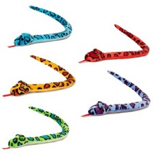 1 Plüschtier Schlange 100 cm, Stofftier Kuscheltier Reptilien Reptil Plüschtiere