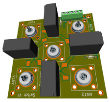 4-Wege Bausatz Kurzwellen Antenne Schalter Umschalter Switch Antennenumschalter