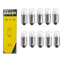 10x Narva 17053 12V 2W BA9s Tachoglühbirne Glühlampe Glühbirne Kugellampe  N27