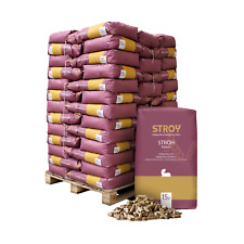 STROY® Pferdeeinstreu Öko-Strohpellets für Stall & Box | 65×15 kg 975 kg Palette